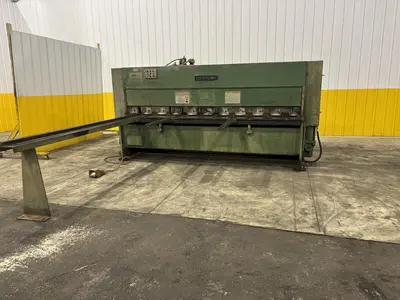 10' x 1/4" CINCINNATI MODEL #2H10 HYDRAULIC POWER SHEAR: STOCK #22535