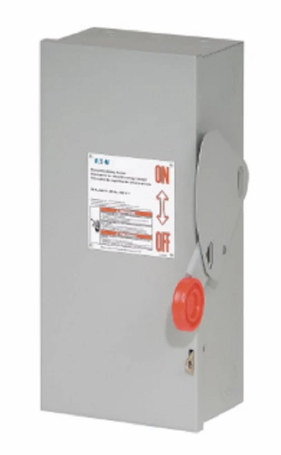 Cutler-Hammer Eaton DH221NGK Safety Switch Heavy Duty 2P 30A 240V 50/60Hz NEMA 1 [New]