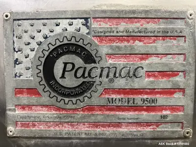 Used PACMAC 9500 Bagger Only Vertical Form & Fill Illinois US | Aaron Equipment #86714