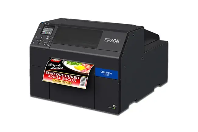 Used _UNKNOWN_ Epson ColorWorks C6500A Color Inkjet Label Printer - 8" w/ Auto Cutter (Gloss) Label Printers Oklahoma US | Wide Image Solutions #1533635