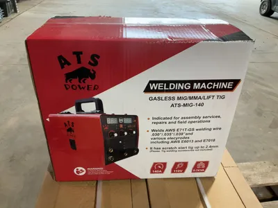 Used ATS POWER ATS-MIG-140 GASLESS MIG/MMA/LIFT TIG WELDER Mig Welders Michigan US | Miedema Asset Management Group #1321302