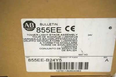 NEW ALLEN BRADLEY 855EE-B24Y5 STACK LIGHT ASSY. 855EEB24Y5