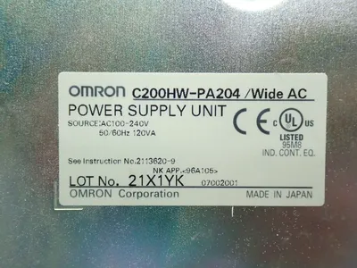 USED OMRON C200HWPA204