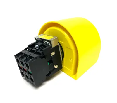 USED SIEMENS EMERGENCY STOP PUSHBUTTON, 3-CONTACTS 1X NO, 2X NC