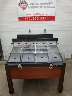 Self Serve (8) Bins Bakery Display Merchandiser