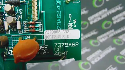 Westinghouse 7379A62G02 Ovation Turbine Generator Control Card 4QRT2 Sub U Used