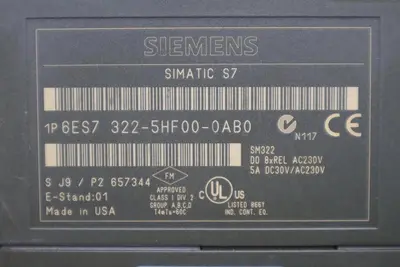 SIEMENS 6ES7 322-5HF00-0AB0 Output PLC Module STOCK K-671-C