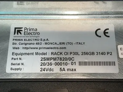 Used PRIMA ELECTRO 2SMPM7820/0C PLC Processors Ohio US | HGR 24 #1280622