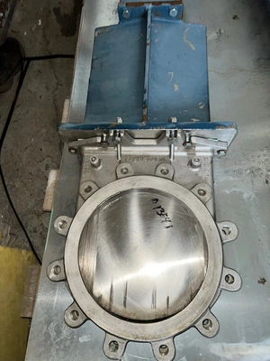 12" Stainless Steel Fabri-Valve Knife Gate Valve Air Operated
