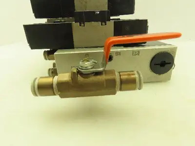 SMC VV5FS2 Plug-In 9-Station Manifold Control Unit VFS2000 Solenoid Valve Bank
