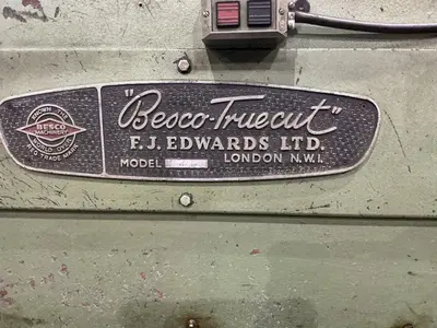 6' x 1/4" FJ EDWARDS MODEL TRUCUT HYDRAULIC SHEAR: YOBRO #24620