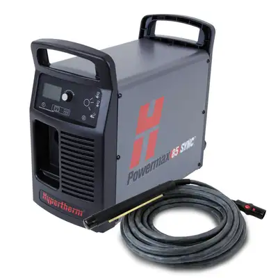 Hypertherm Powermax85 SYNC system, 200-600V 1/3-PH, CSA, CPC port, 180 degree machine torch, 7.6m (25') lead (087189)