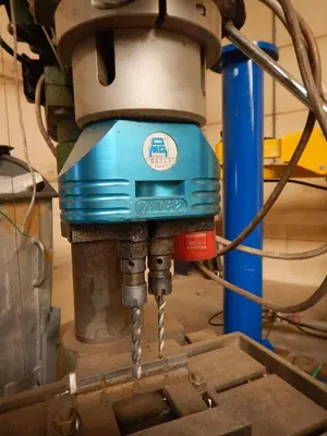 USED BROWN 10 SPEED DRILL PRESS