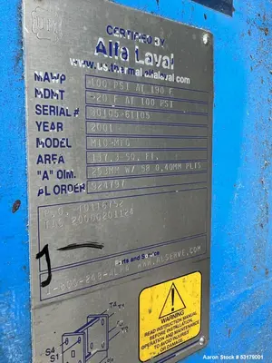 Used ALFA LAVAL M10-MFG Heat Exchangers Illinois US | Aaron Equipment #85039
