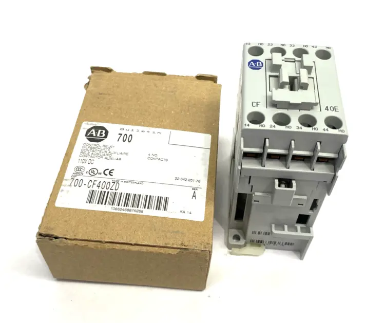 Used ALLEN BRADLEY SER. A INDUSTRIAL CONTROL RELAY 4 NO CONTACTS Relays & Switches Michigan US | Maverick Industrial Sales #1092512