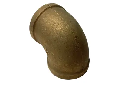 Right-Angle 2-1/4" NPT Brass Elbow - New Other