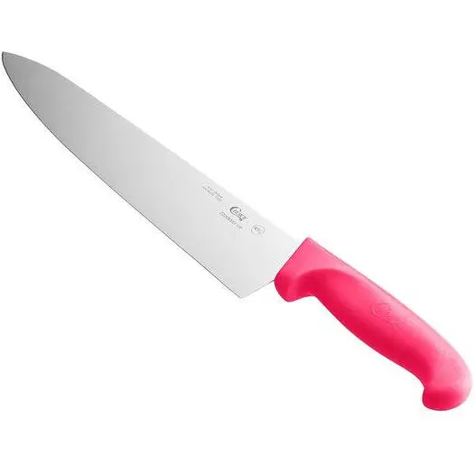 10" Chef Knife with Neon Pink Handle