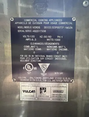USED VULCAN VCW26