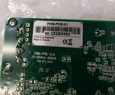 POINT GREY FWB-PCIE-01 FRAME GRABBER CARD