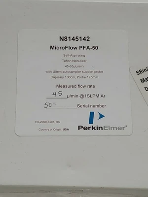 NEW Perkin Elmer N8145142
