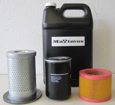 Maximus Maintenance Service Kit for 10 HP Rotary Screw Air Compressor