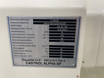 USED LEISTRITZ ZSE 50 GG