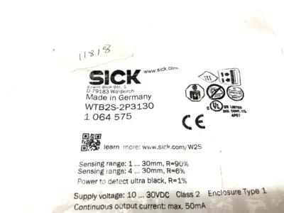 NEW SICK PHOTOELECTRIC PROXIMITY SENSOR