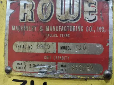 USED ROWE 810
