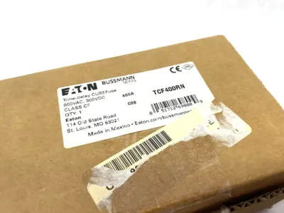 USED EATON LOW-PEAK™ CUBEFUSE™ TIME DELAY FUSE, NON-INDICATING