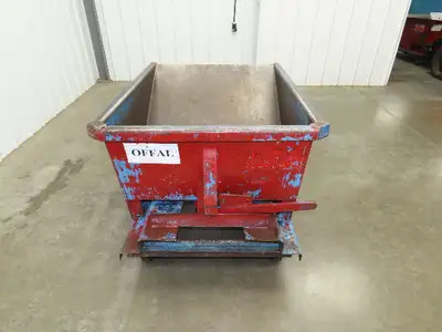 McCullough Wright Self Dumping Hopper 1/4" Yard 4000lb 2 Ton Rubber Wheels