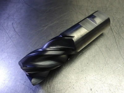 Widia/Hanita 1" 4 Flute Carbide CR Endmill 1 Shank 4V0525008BW WP15PE (LOC1022B)
