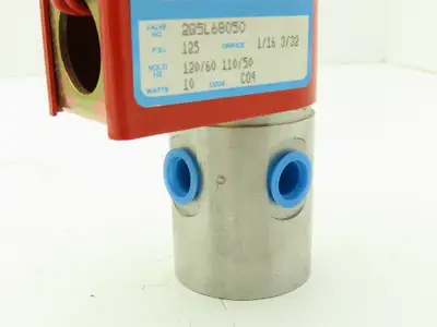 Skinner Lancer 2Q5L68050 Solenoid Valve 3-Way NC 120V 125 PSI 1/4" Quick Exhaust
