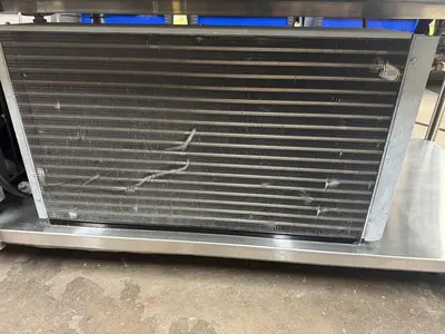 USED 2016 LESLIE FISHER ENGINEERING INC. STAINLESS STEEL CHILLER TABLE