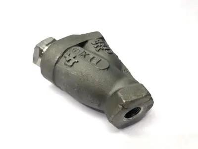 USED PAGET Y-STRAINER VALVE 1/2" & 2X 1/8" PORTS 316 600PSI