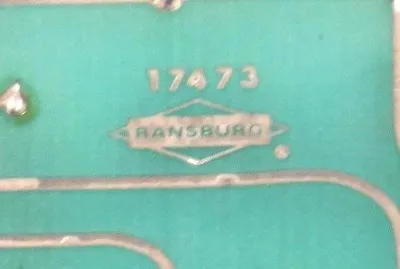 NEW RANSBURG 17473 PC BOARD ASSEMBLY