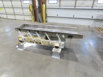 Link-Belt LBL 18"x7' Stainless Vibrating Shaker Feeder Conveyor Food Process