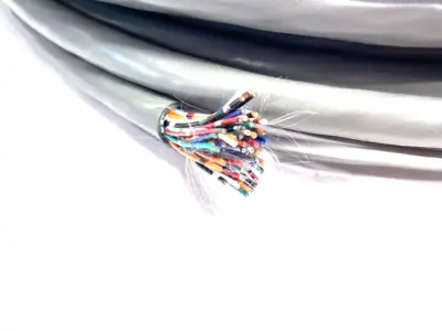 USED BELDEN COMPUTER CABLE RS232, #24-50C, SR-PVC, O/A FOIL, PVC JKT, CMG