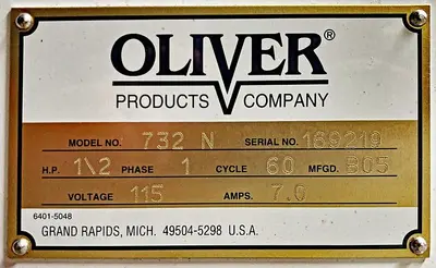 USED OLIVER 732N
