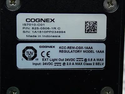 Used COGNEX 82505061R / IS7010C01 Camera Systems Ohio US | HGR 24 #751876