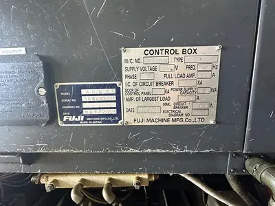 Used FUJI ANW 35 TWIN TURRET CNC LATHE, TAIL STOCK WITH ROBOT LOAD/UNLOAD AND STOCKER TABLES CNC Lathes | Harbor Machinery Inc. #1283395