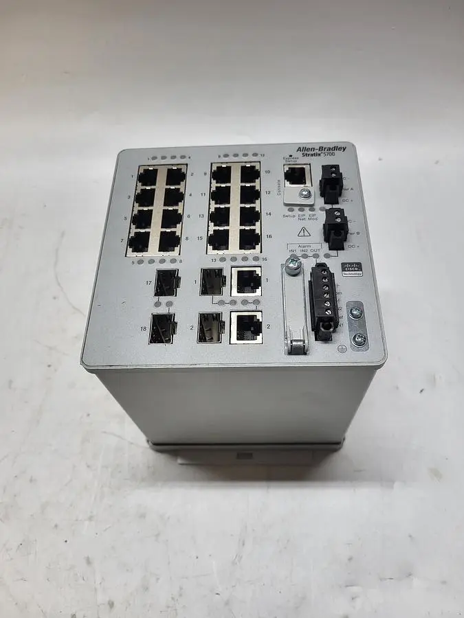Used ALLEN-BRADLEY ALLEN BRADLEY STRATIX 2000 UNMANAGED ETHERNET SWITCH 1783-US8T SER A Network Switches | ND Industrial Surplus #1225454