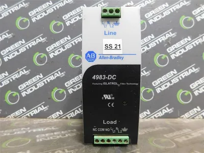 AB 4983-DC120-05 Power Supply 120VAC 47-63Hz, 5A Ser. A TVSS: 3300Vpk L-N Used