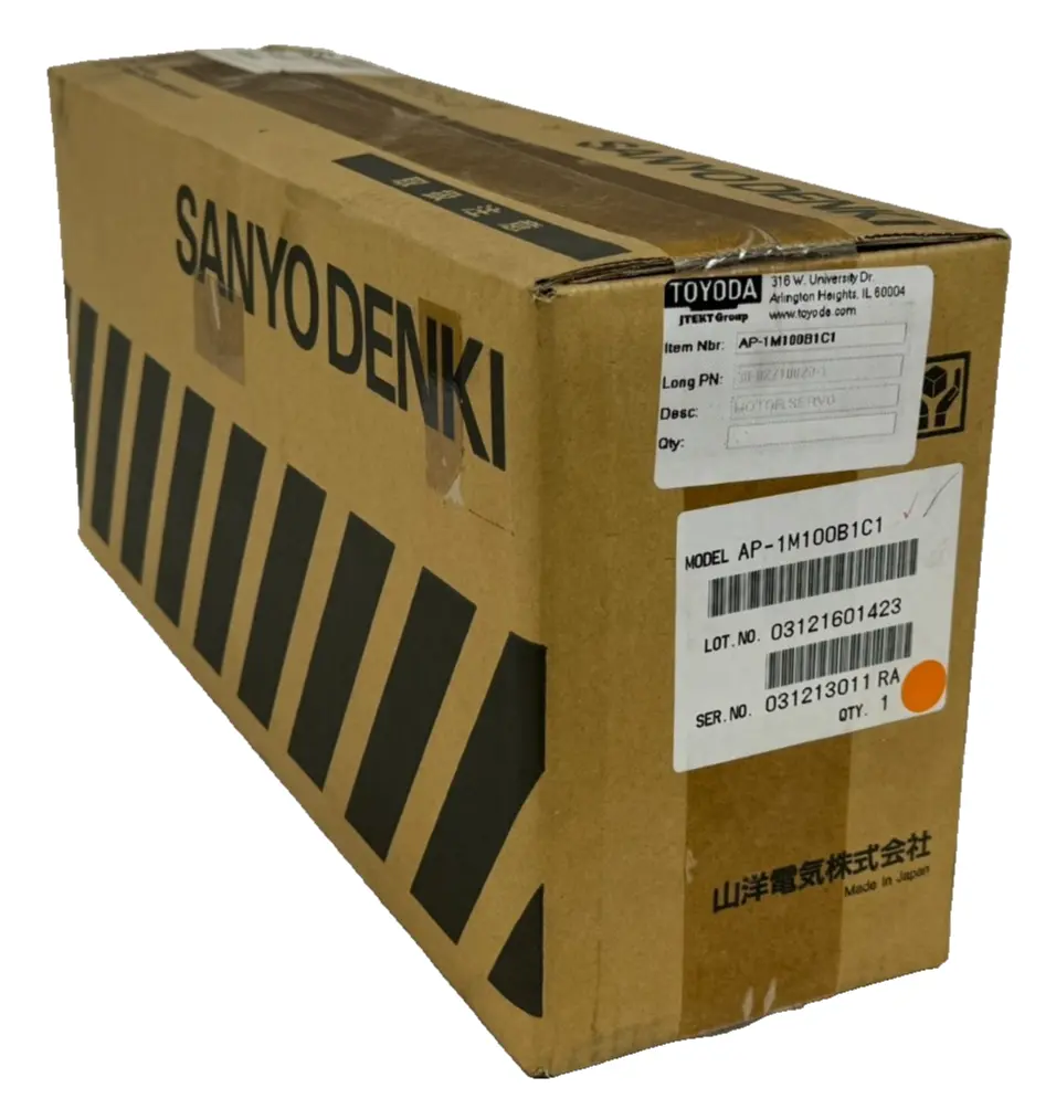 NEW SEALED SANYO DENKI AP-1M100B1C1 SERVO MOTOR AP1M100B1C1