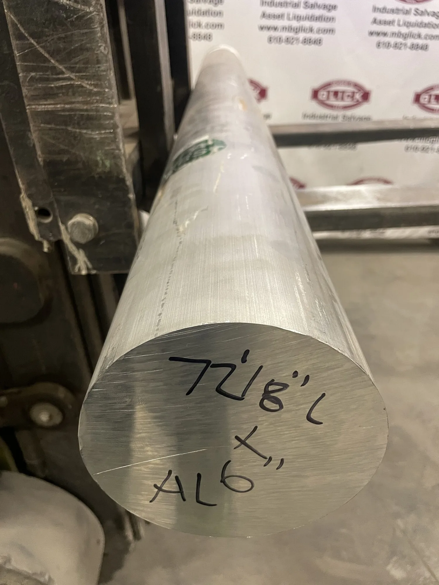 6061 Aluminum Round Bar/Rod Stock 6” x 12″  (+/- )