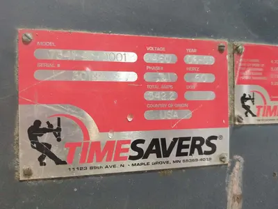TIMESAVERS 7341-45-0001, VISION 52" HIGH-SPEED 4-HEAD TOP-HEAD WIDE-BELT SANDER