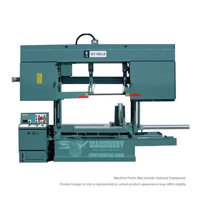 WF WELLS B-25-1 Horizontal Bandsaws Semi Auto | Sierra Victor Industries (1)