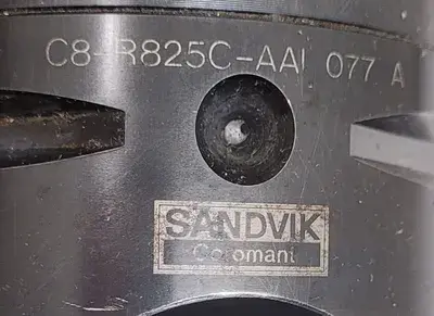 USED SANDVIK COROMANT COROBORE C8-R825C-AAI 077 A