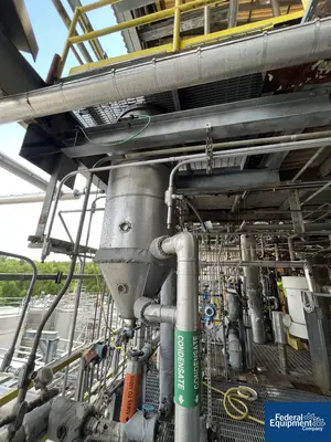 USED Letco 125 Gal CMC Letco Jacketed Receiver Tank, 316L S/S, 50/150#