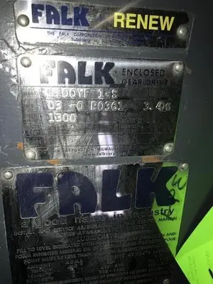 Falk Gear Reducer 600 Hp Ratio: 3.406  (Rebuilt)