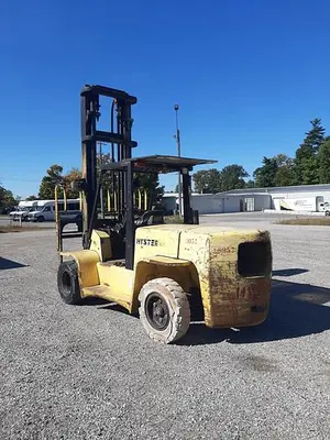 USED 2005 HYSTER H155XL2  – 15500 LB. PNEUMATIC FORKLIFT